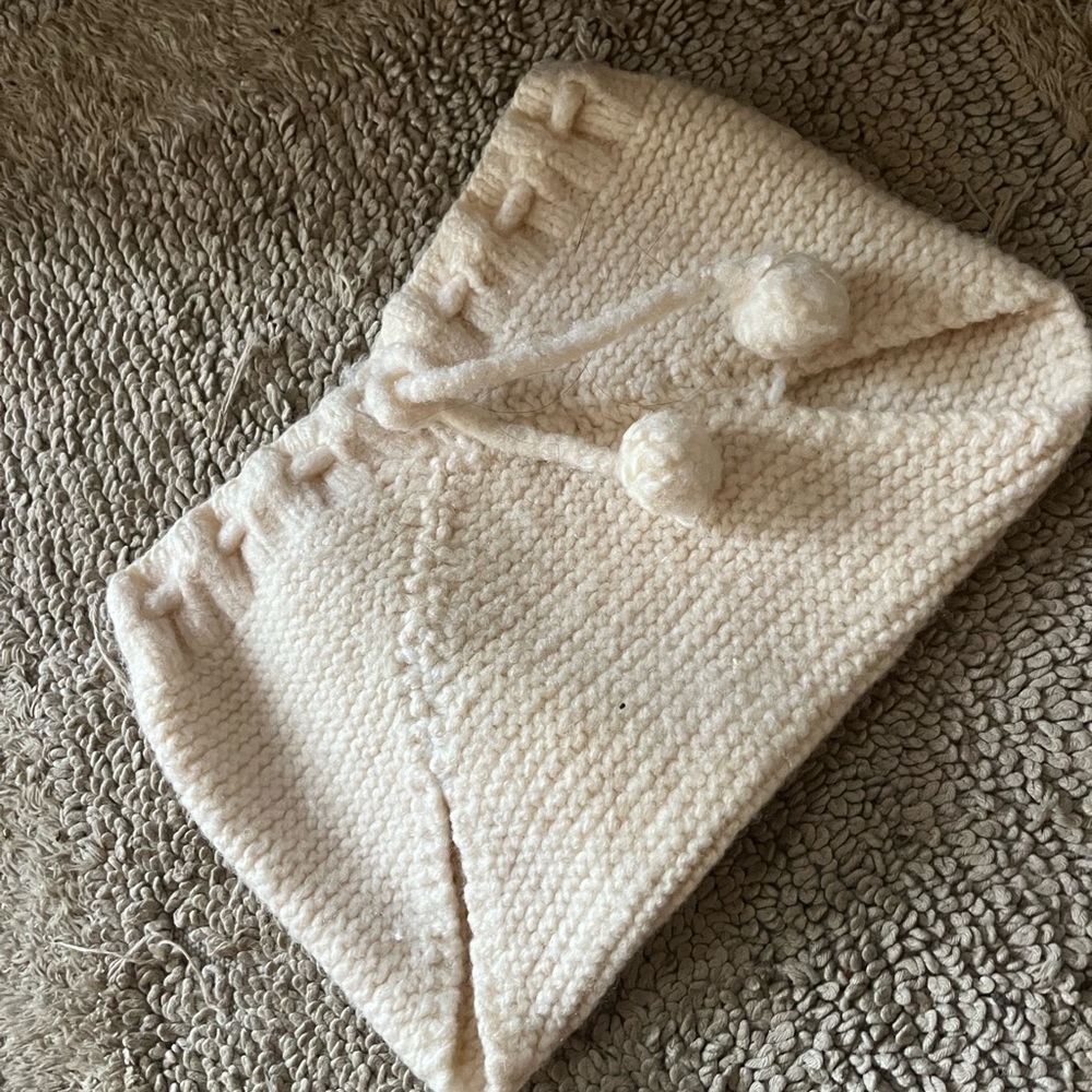 Handmade wool yarn vintage diaper cover